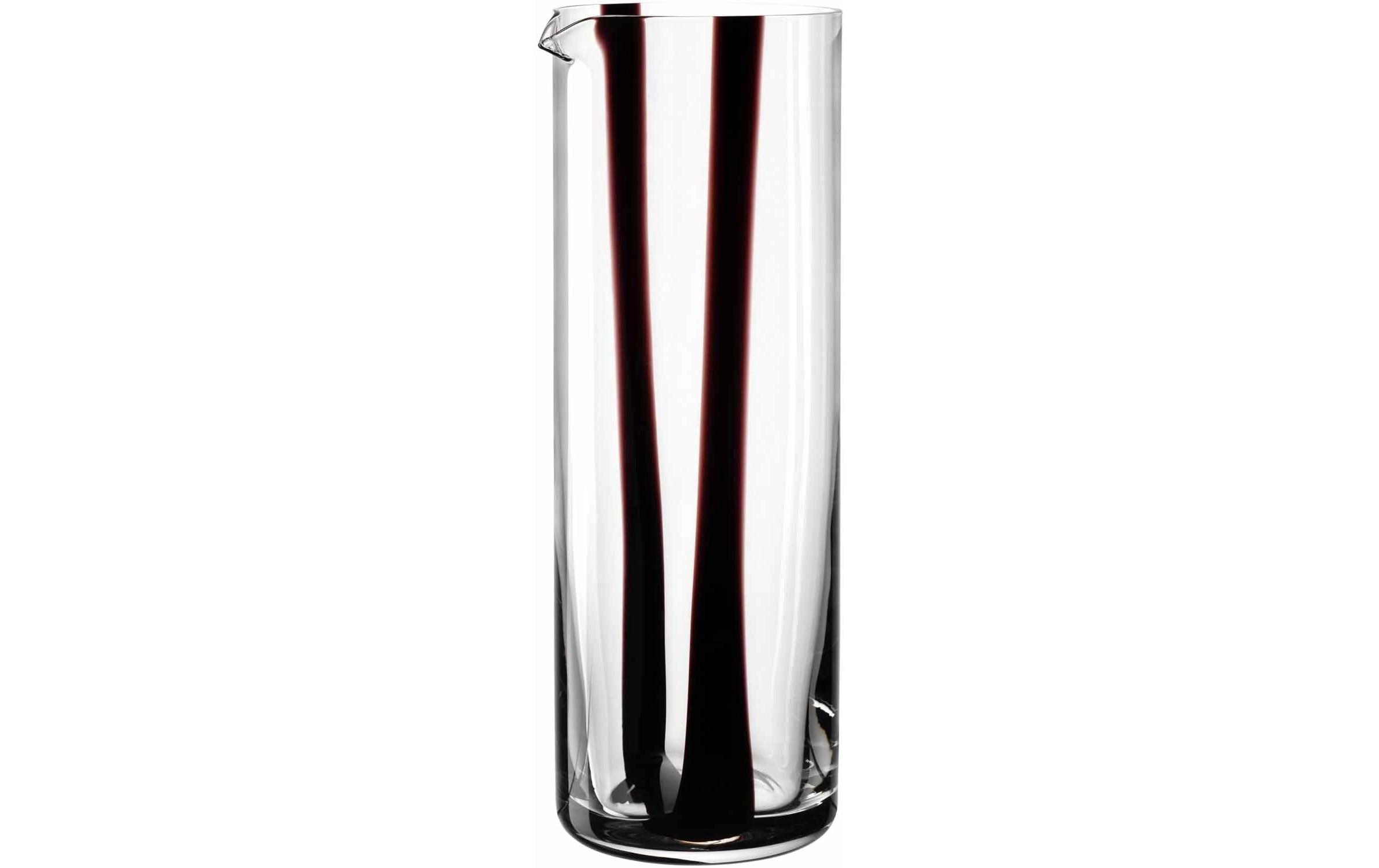 Leonardo Krug Banda Nera 1 l, 1 Stück, Schwarz/Transparent/Weiss