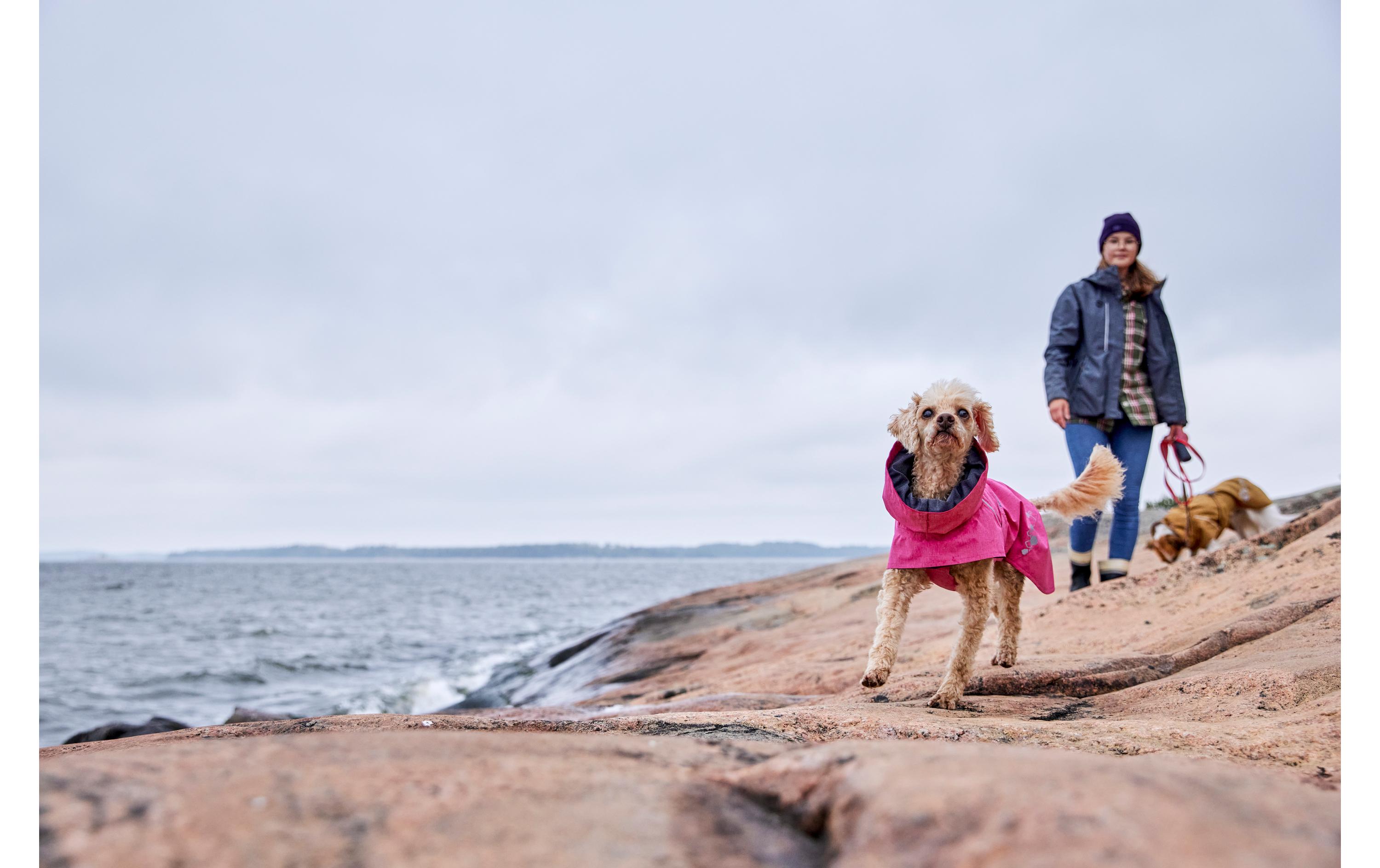 HURTTA Regenmantel Monsoon V2 Eco Pink, 35 cm