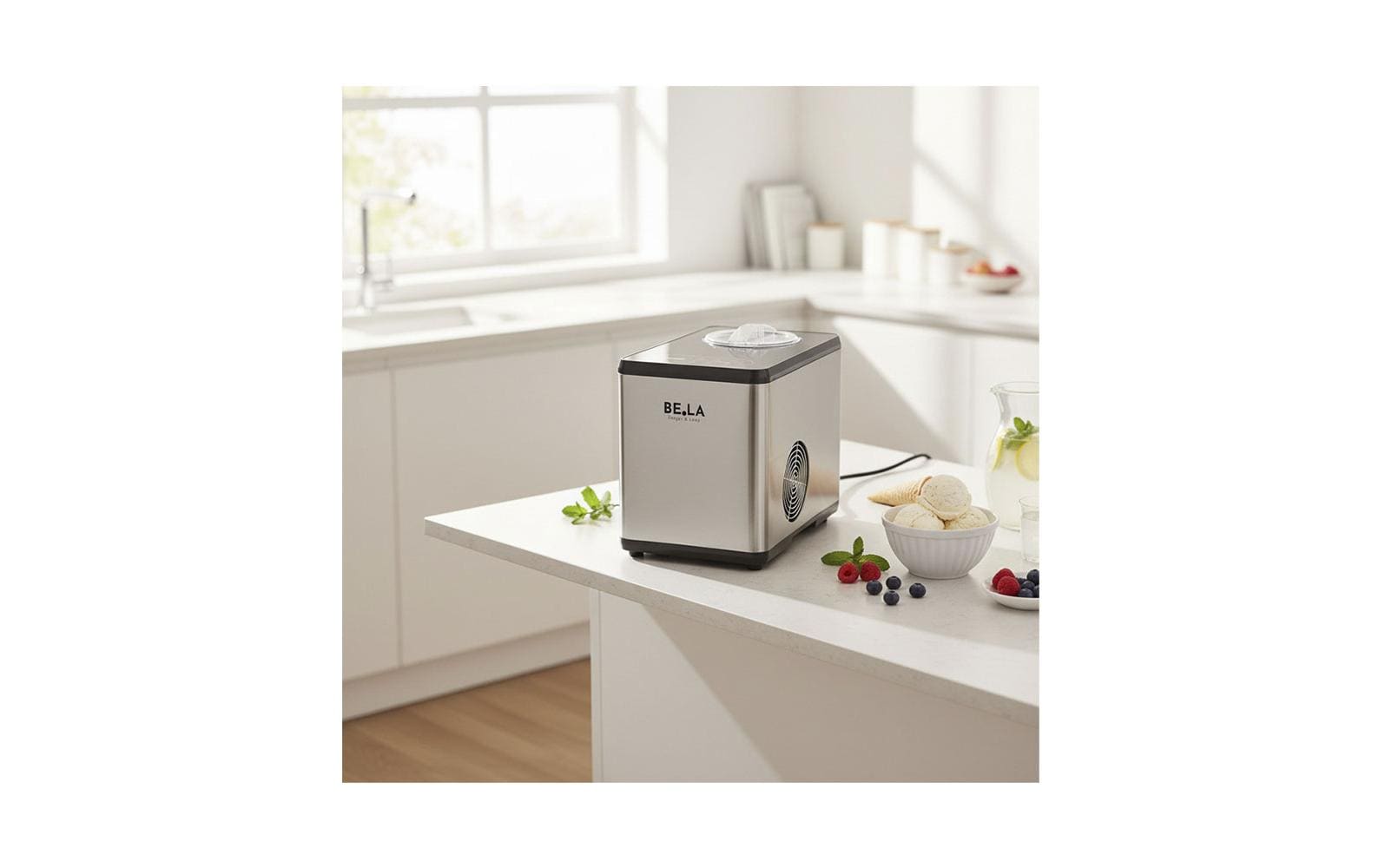 Berger Lanz BergerLanz GM15SS Glacémaschine 1.2 l, Silber