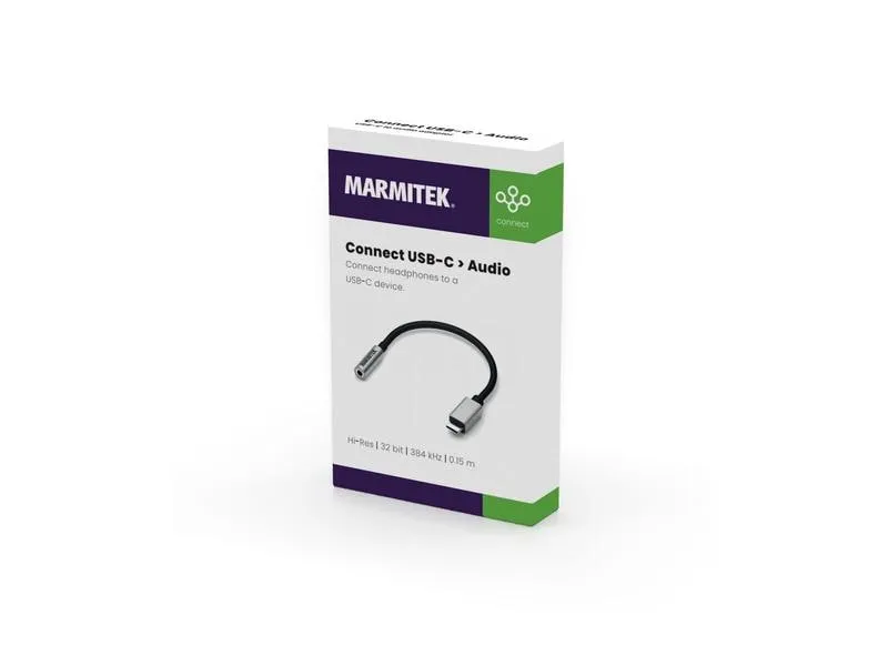 Marmitek Adapter Connect USB-C > Audio Marmitek Adapter Connect USB-C > Audio