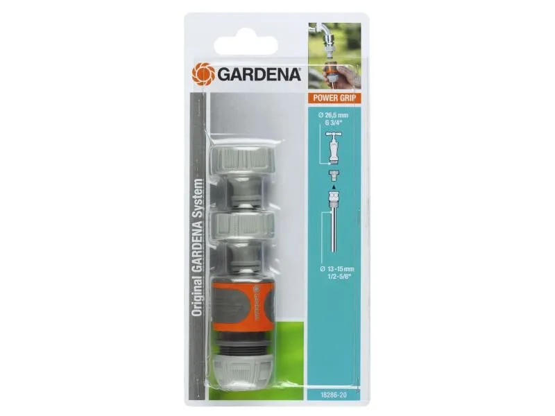 GARDENA Anschluss-Satz 13 mm (1/2) / 15 mm (5/8)