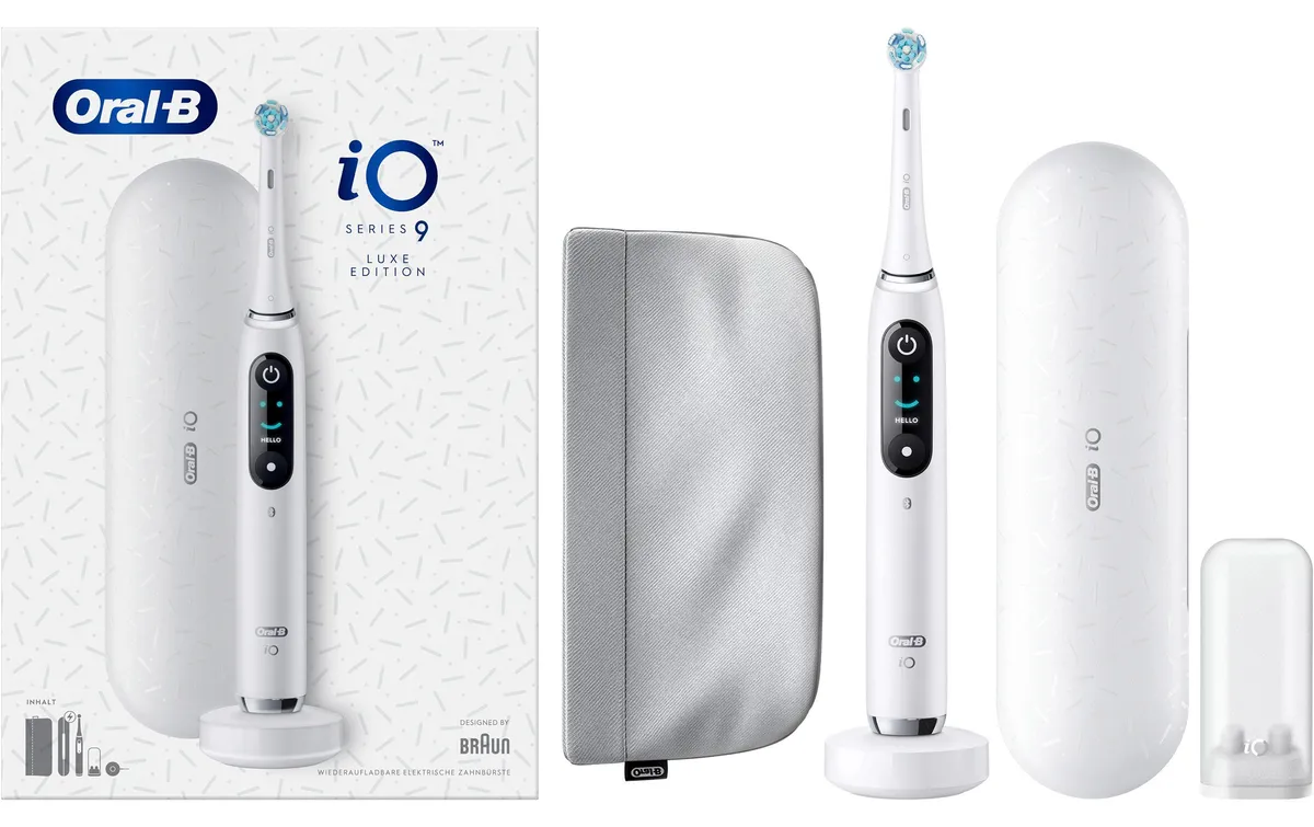 Oral-B Elektrische Zahnbürste iO Series9 White Alabaster