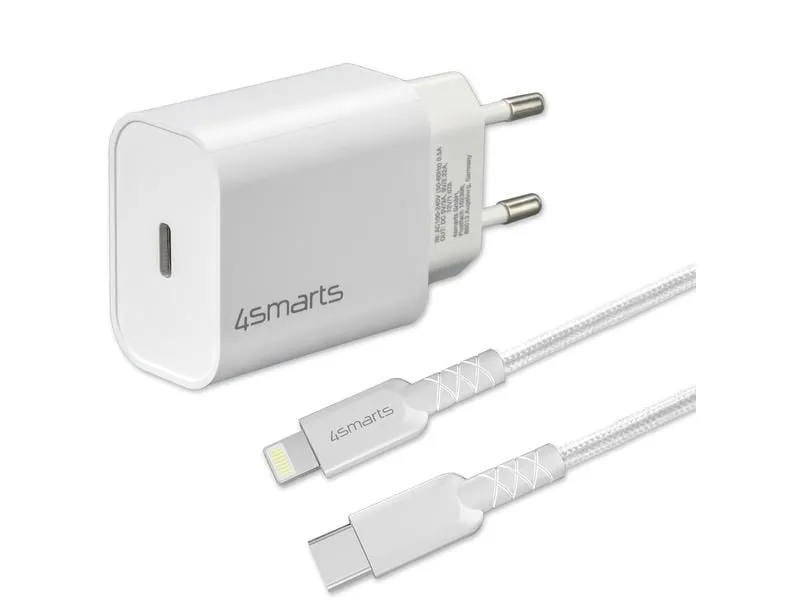 4smarts USB-Wandladegerät VoltPlug PD 20W + Lightning 4smarts USB-Wandladegerät VoltPlug PD 20W + Lightning
