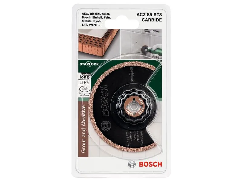 Bosch Segmentsägeblatt ACZ 85 RT3, 85 mm Bosch Segmentsägeblatt ACZ 85 RT3, 85 mm