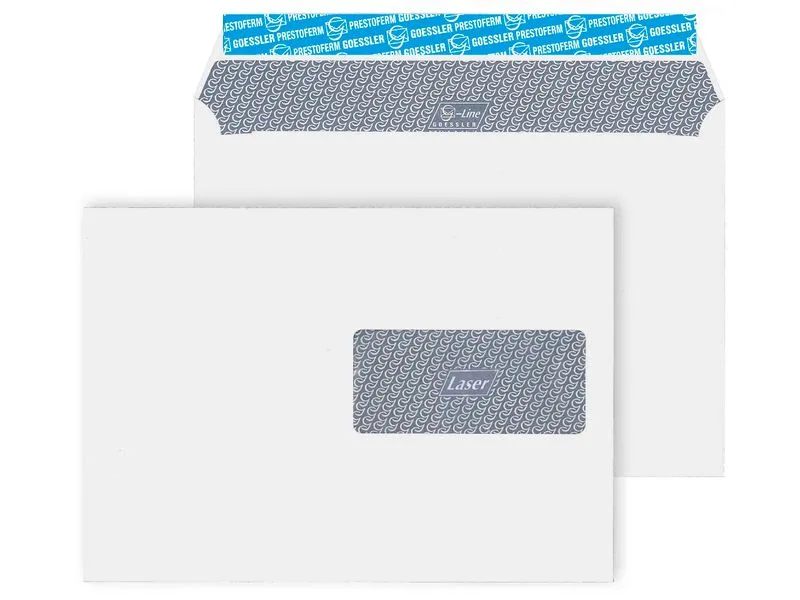 Goessler Couvert mit Fenster G-Line Laser C5, Rechts, 500 Stück Goessler Couvert mit Fenster G-Line Laser C5, Rechts, 500 Stück
