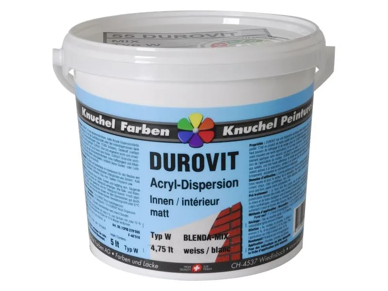 Knuchel Innendispersion Durovit-Mix 5 l Weiss