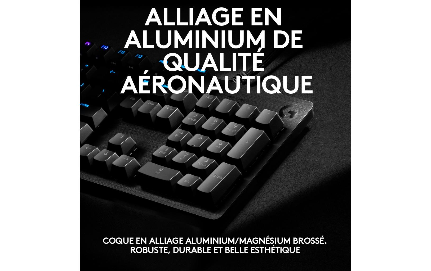 Logitech Gaming-Tastatur G512 GX Brown Carbon