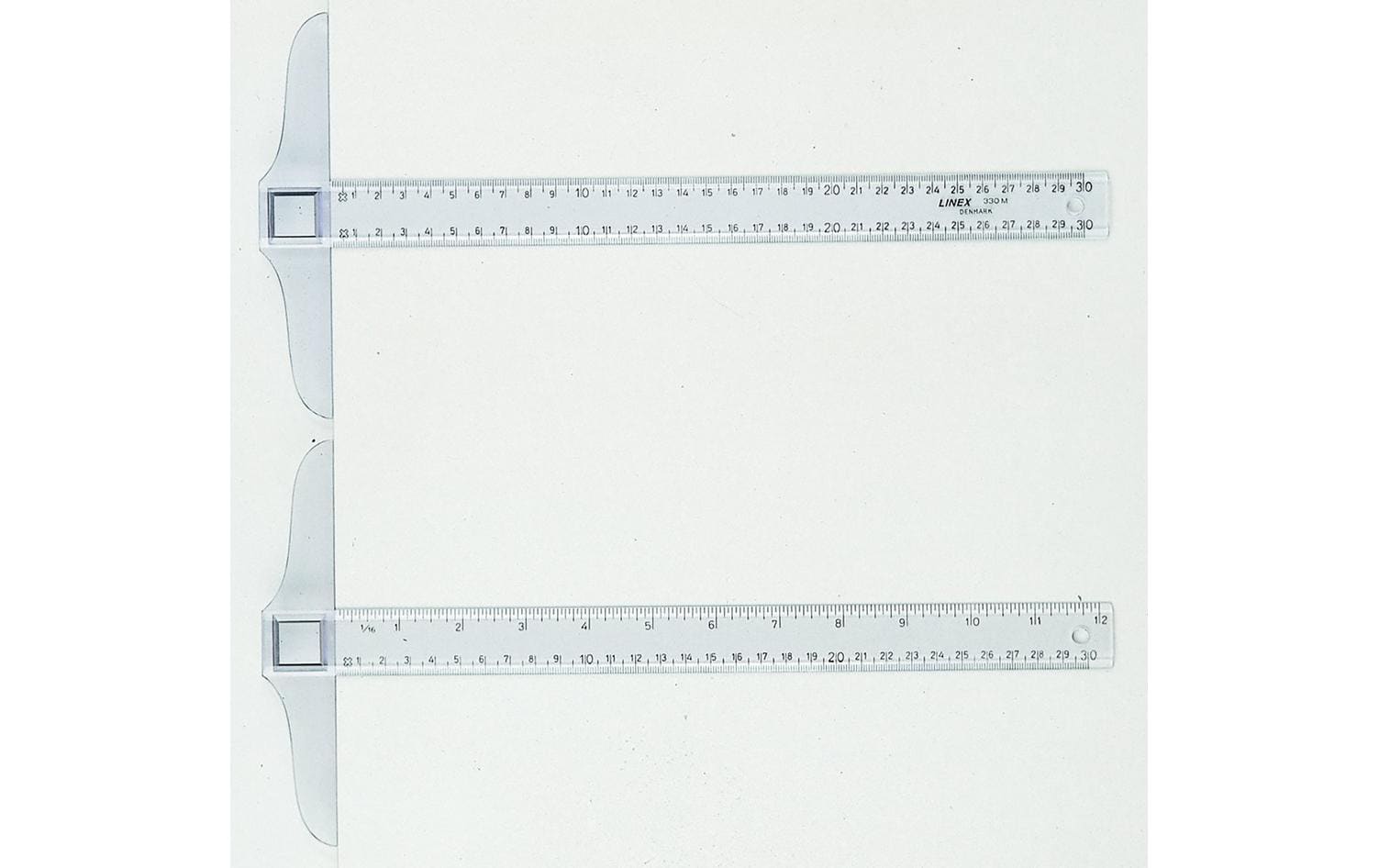 Linex Lineal-Set Zeichenschiene 30 cm, transparent