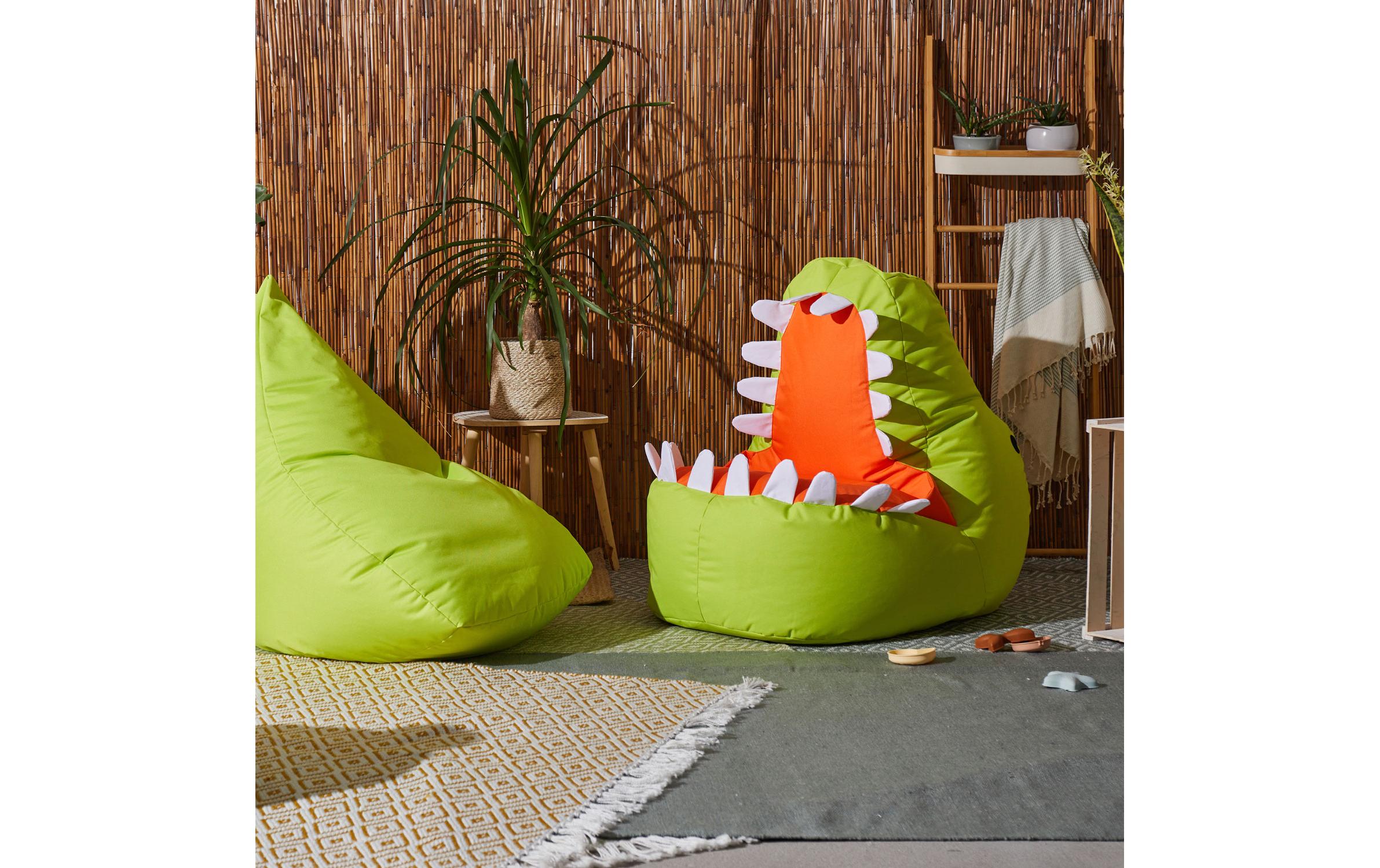 Lumaland Sitzsack Dino 270 L, Grün