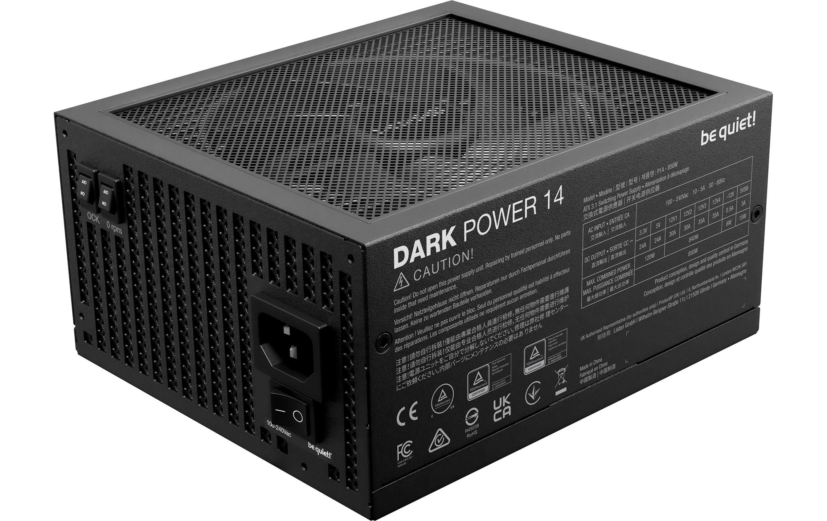 be quiet! Netzteil DARK POWER 14 850 W