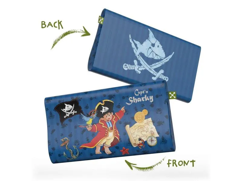 Smartsleep Kinder Kopfkissenbezug Ergonomic Capt'n Sharky 50 x 32 cm Smartsleep Kinder Kopfkissenbezug Ergonomic Capt'n Sharky 50 x 32 cm