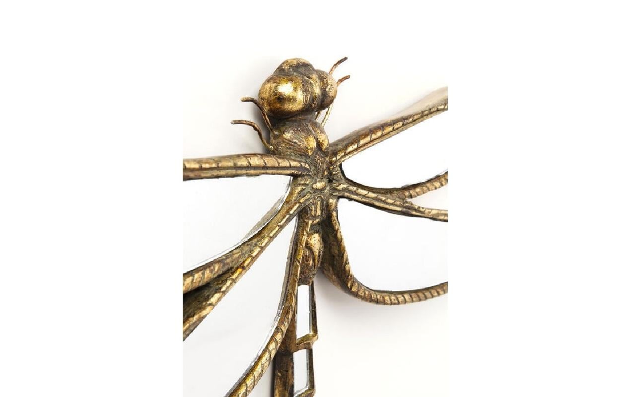 Kare Wanddekoration Libelle Spiegel