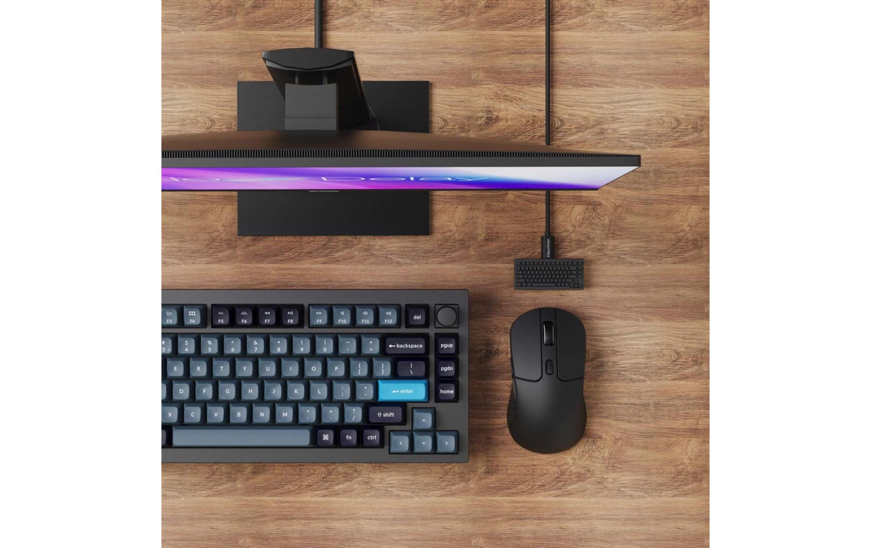 Keychron Gaming-Maus M3 Wireless Black 4000 Hz No RGB Keychron Gaming-Maus M3 Wireless Black 4000 Hz No RGB