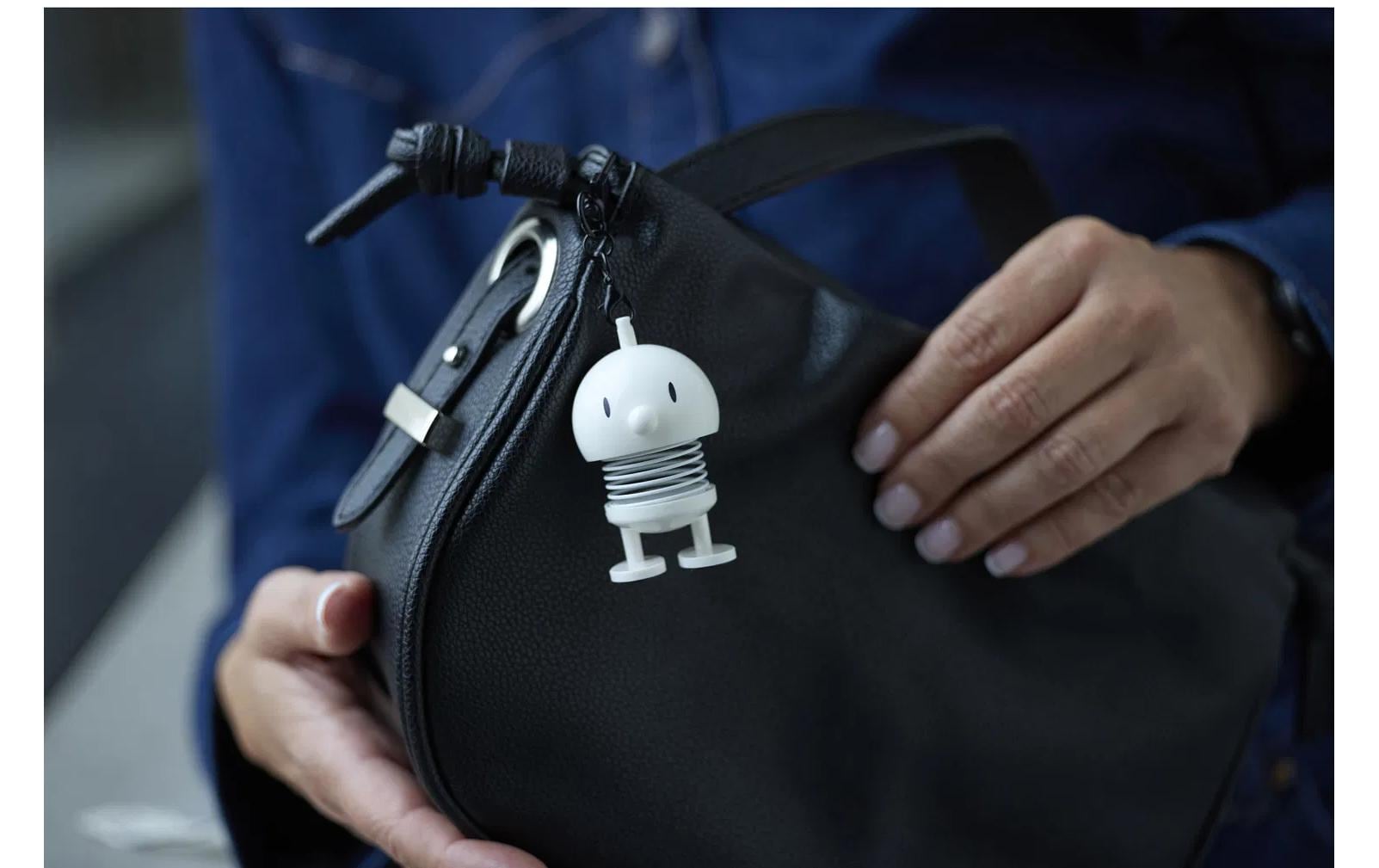 Hoptimist Taschenanhänger, Weiss