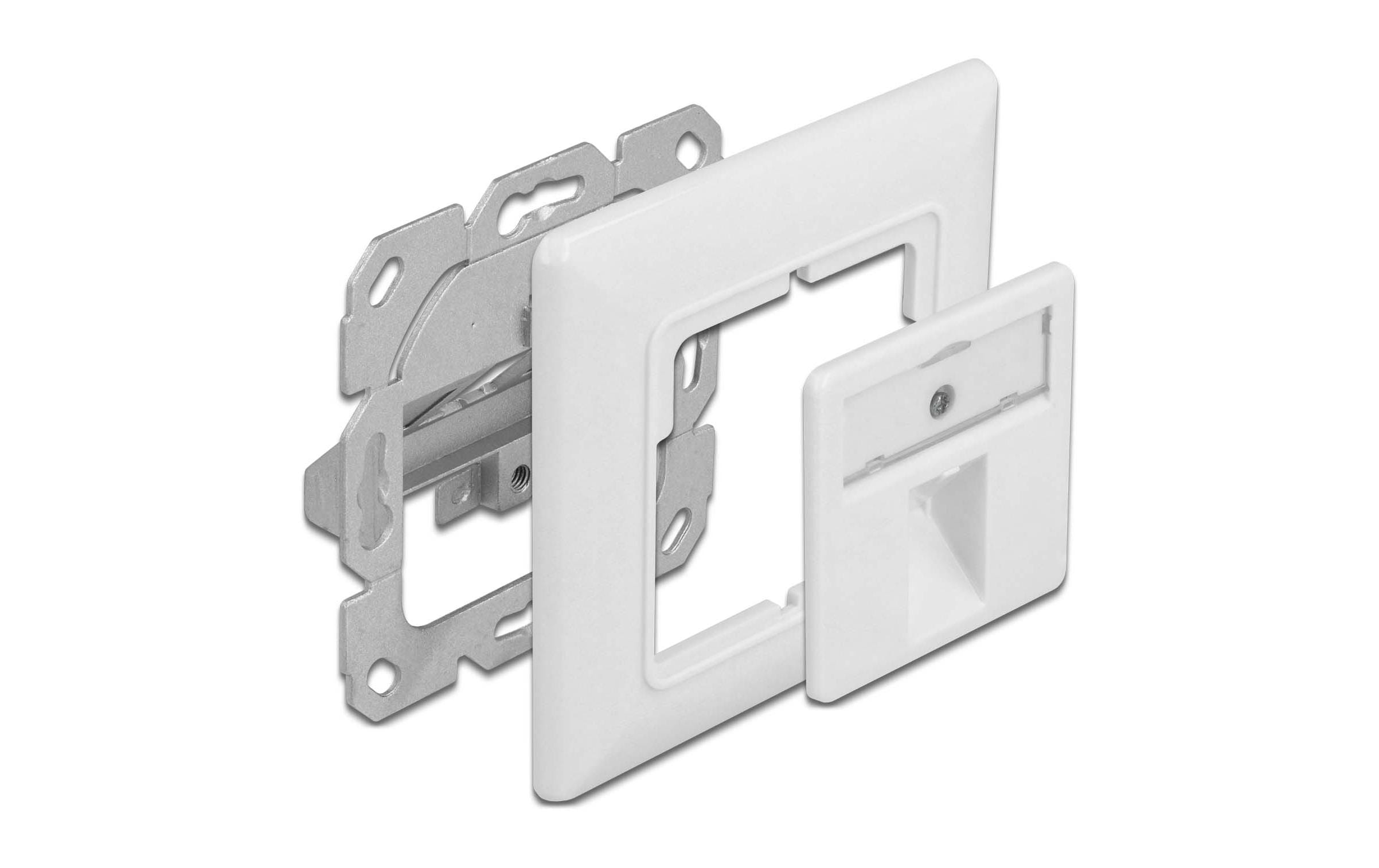 Delock Montageset 1 Port Keystone