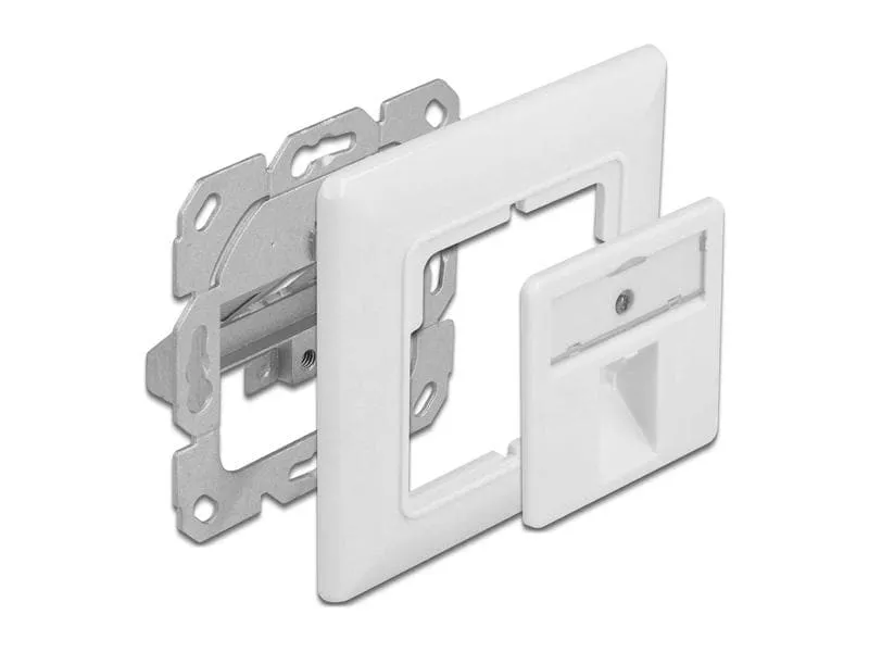 Delock Montageset 1 Port Keystone