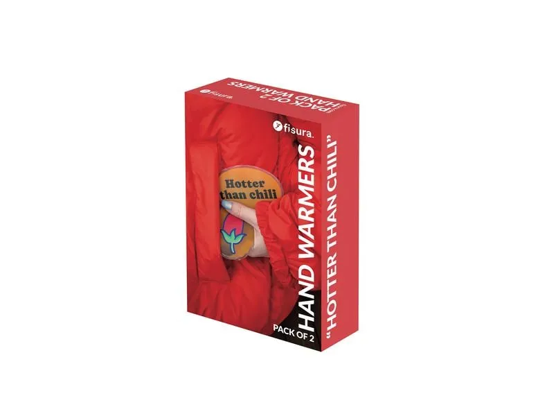 Fisura Hand warmer HOTTER THAN CHILLI pack of 2 PVC Mehrfarbig 2er-Pack Fisura Hand warmer HOTTER THAN CHILLI pack of 2 PVC Mehrfarbig 2er-Pack