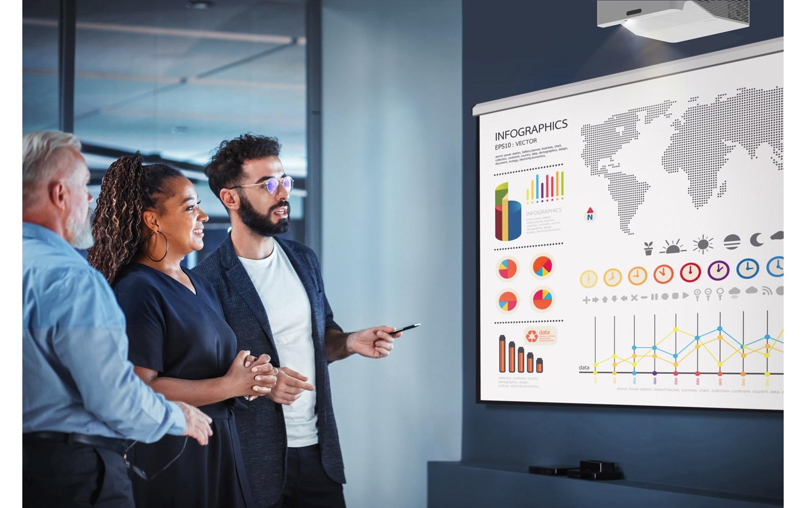 Optoma Ultrakurzdistanzprojektor ZH430UST