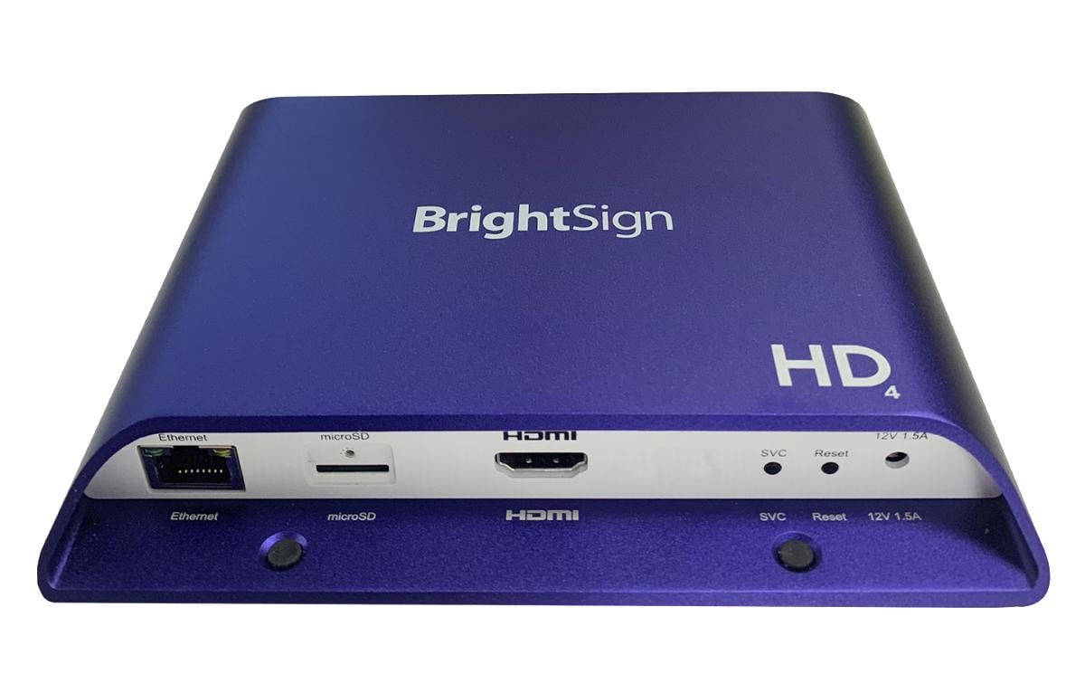 BrightSign Digital Signage Player HD224 Standard I/O Player