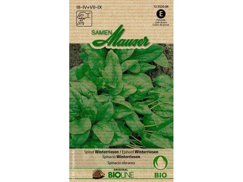 Samen Mauser Samen Bioline Spinat Winterriesen Samen Mauser Samen Bioline Spinat Winterriesen