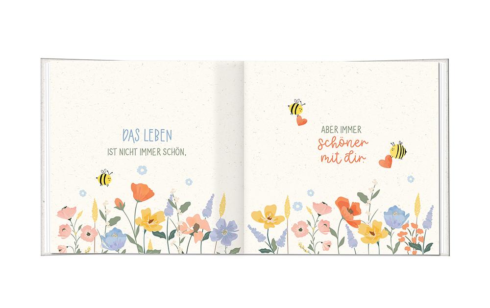 Grafik Werkstatt Minibuch Schön, dass es dich gibt