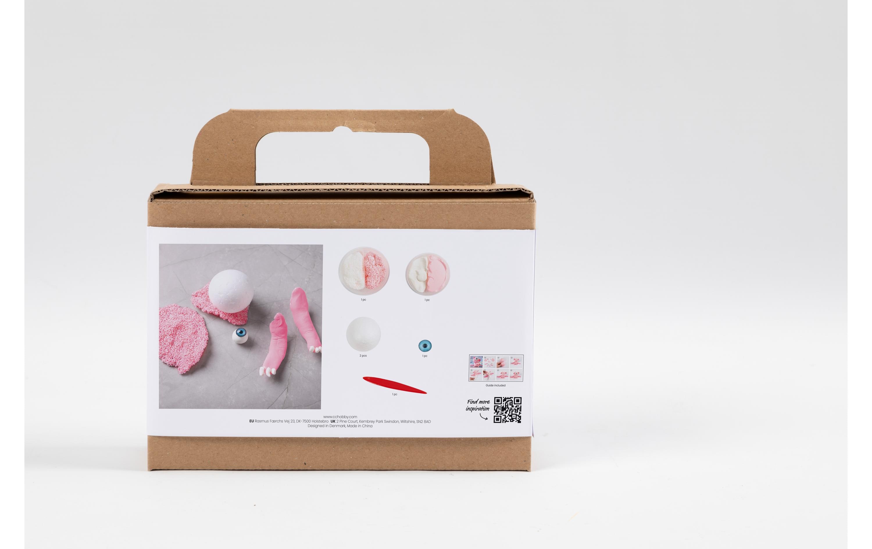 Creativ Company Modellier-Set Monster Hellpink