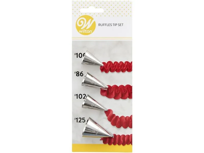 BackshopSchweiz Wilton Tüllen Ruffle Set Nr. 86, Nr. 100, Nr. 102, Nr. 125 BackshopSchweiz Wilton Tüllen Ruffle Set Nr. 86, Nr. 100, Nr. 102, Nr. 125
