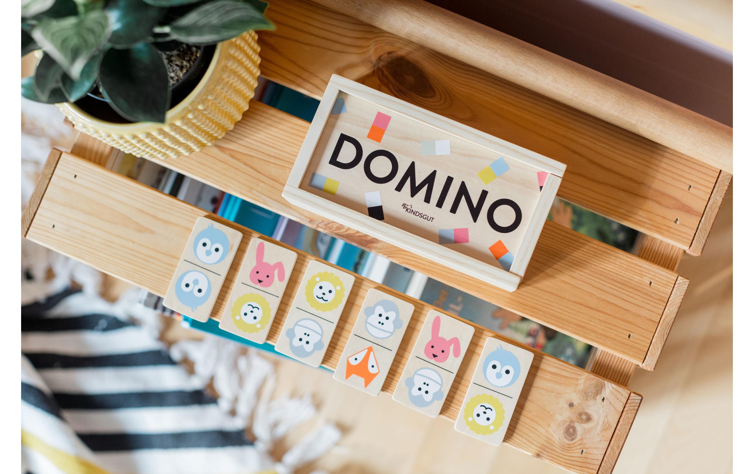 Kindsgut Kinderspiel Domino Tiere