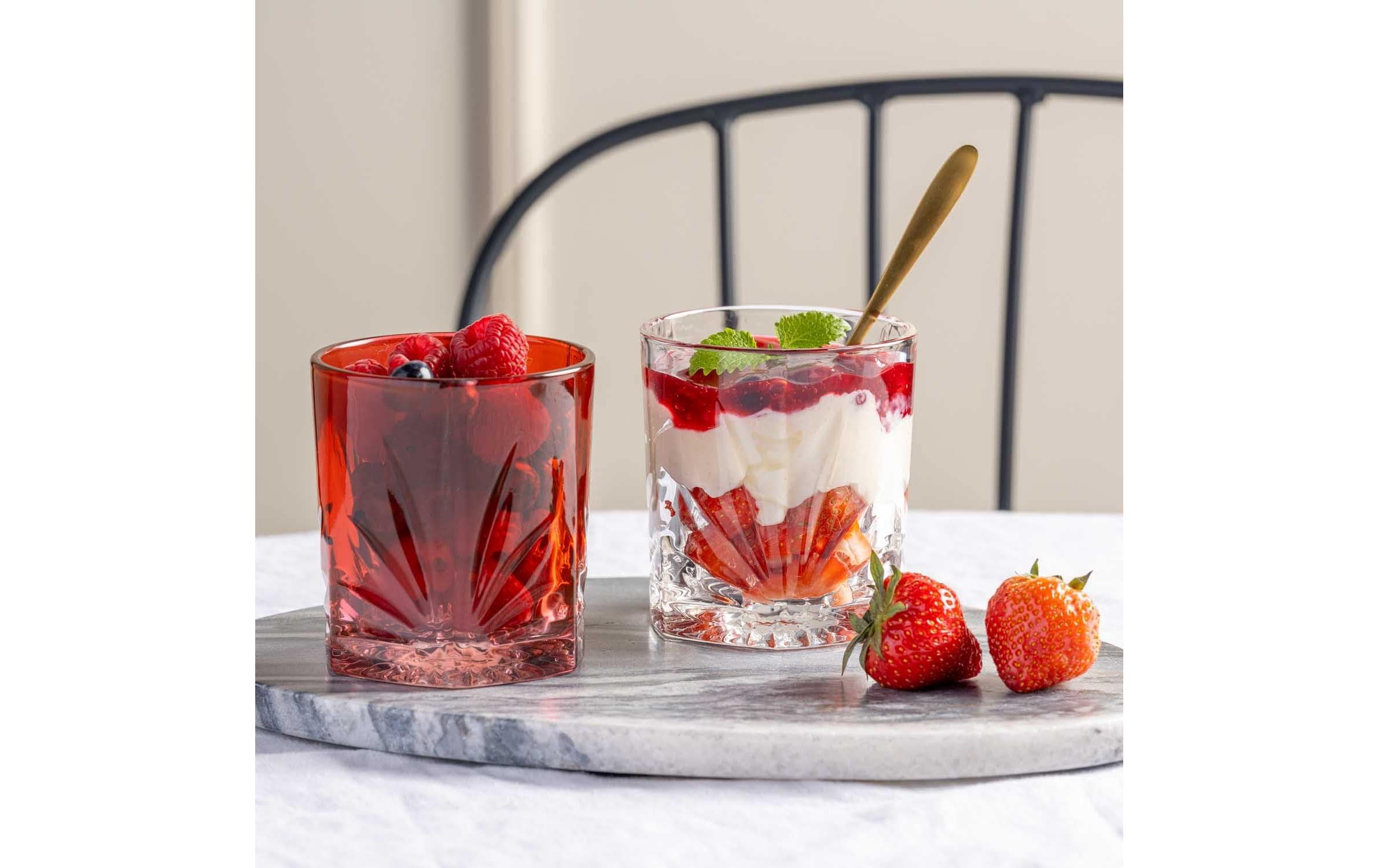 Leonardo Whiskyglas Capri 220 ml, 4 Stück, Transparent