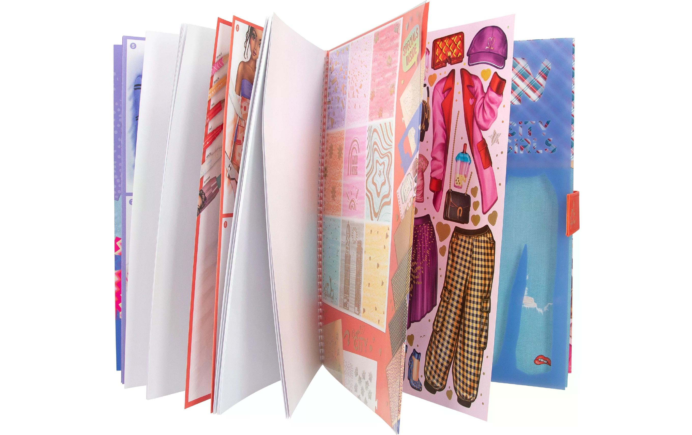 Topmodel Malbuch Design Book Top Model 60 Seiten