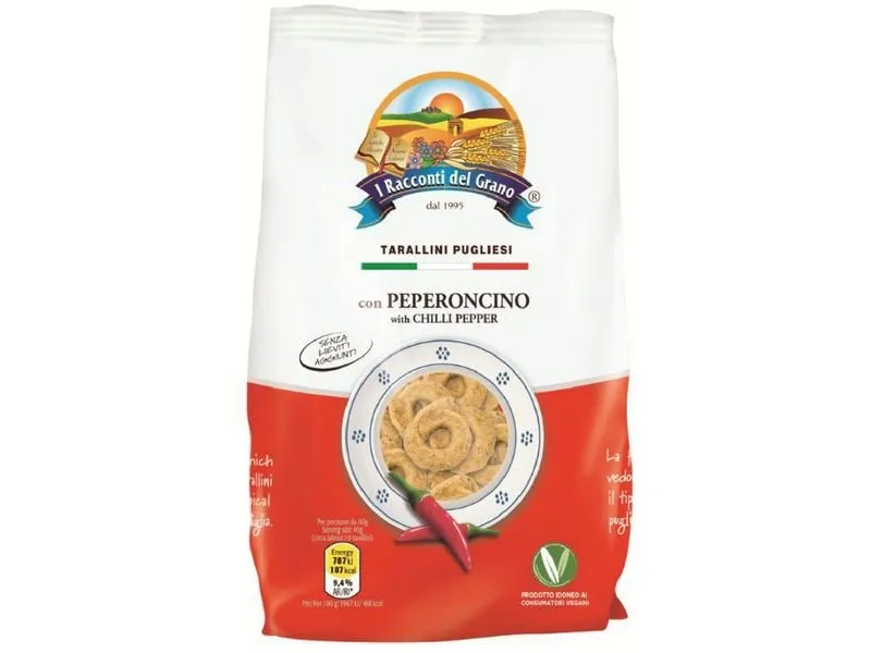 I Racconti del Grano Apulia Taralli Peperoncino 250 g I Racconti del Grano Apulia Taralli Peperoncino 250 g