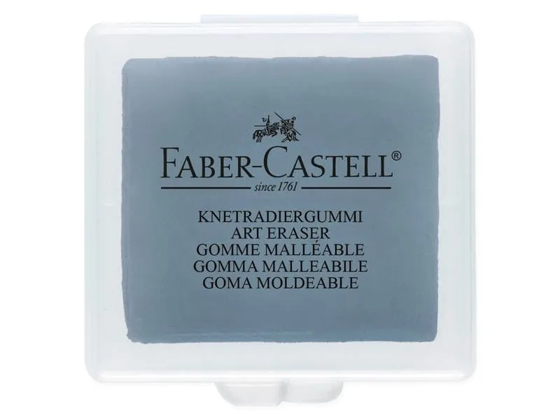 Faber-Castell Knetgummi 49 x 49 x 14 mm, Grau Faber-Castell Knetgummi 49 x 49 x 14 mm, Grau