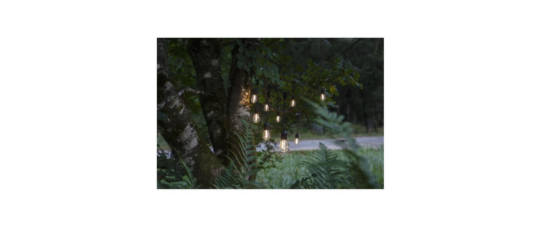Star Trading Lichterkette String Light, 10 LEDs, 3.6 m, Schwarz