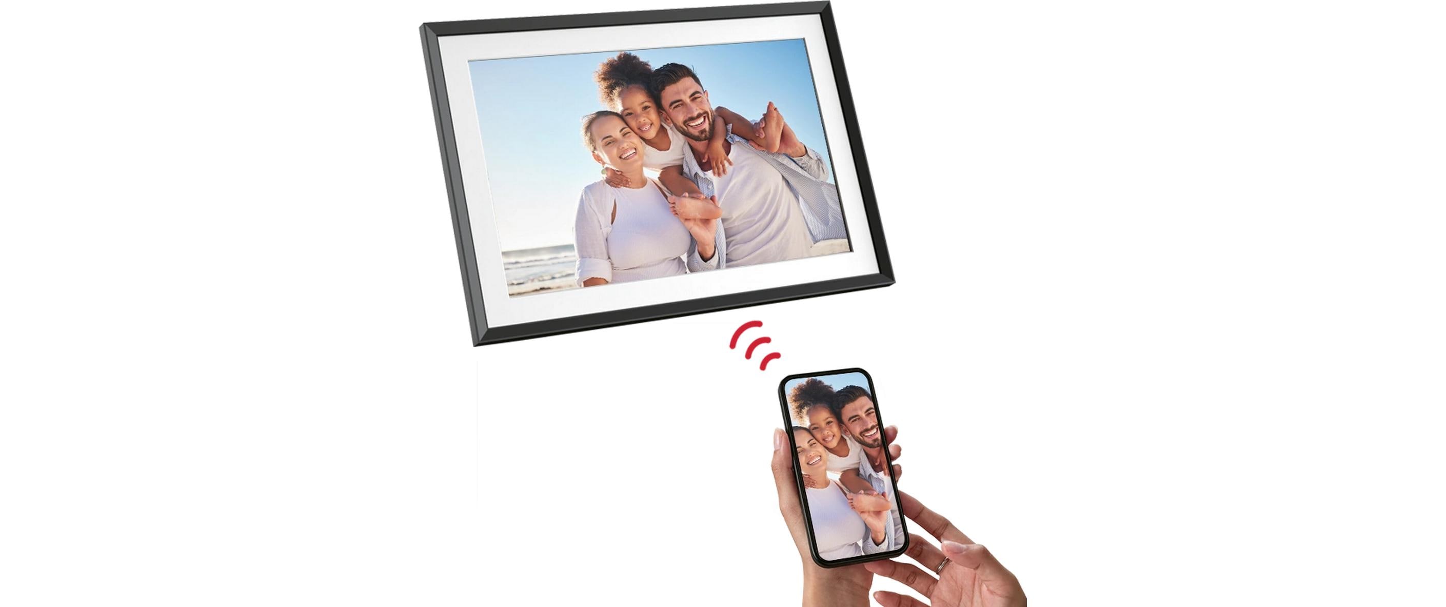 Agfa Digitaler Bilderrahmen Realiview APF1000WiFi 10 Schwarz