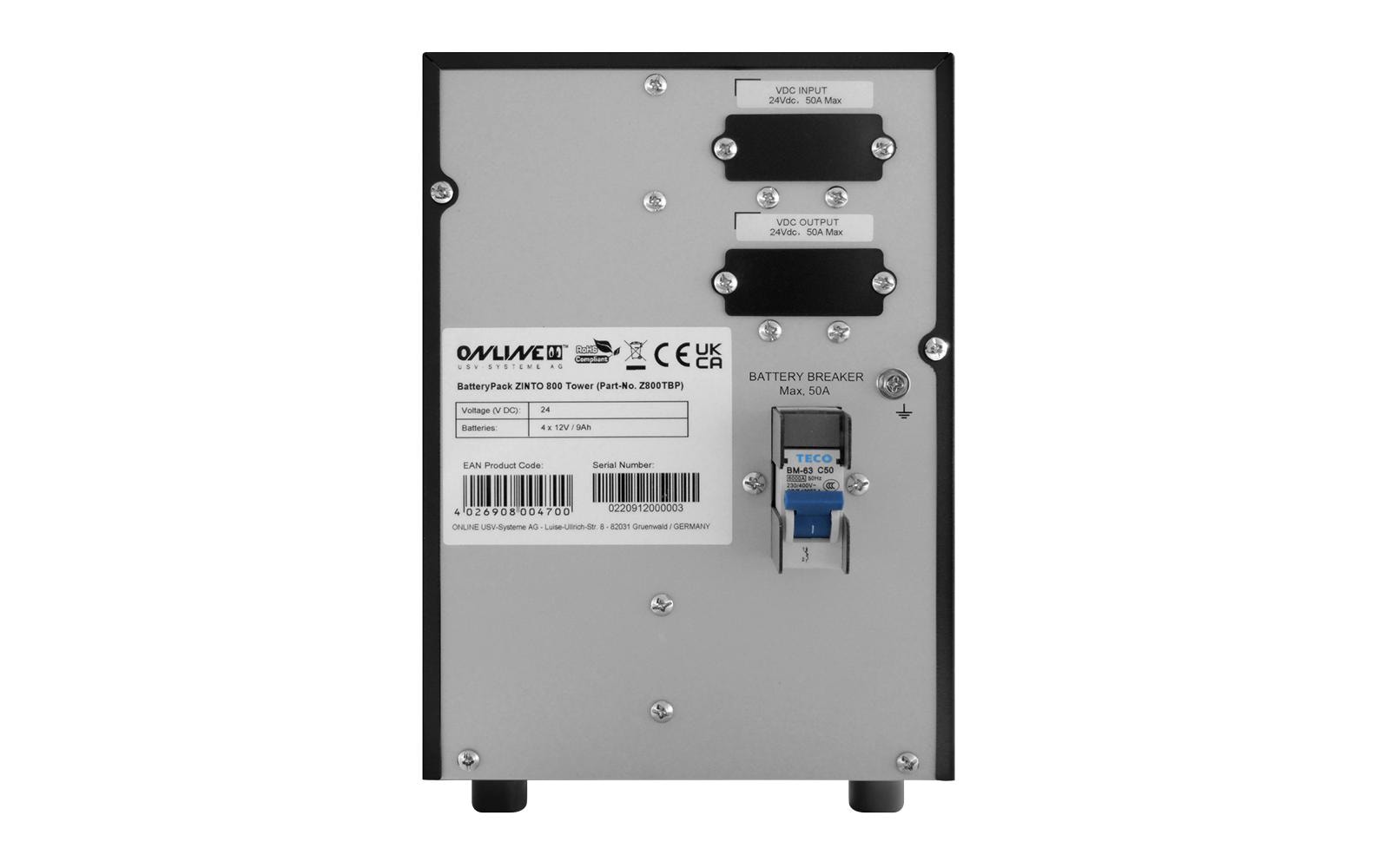 Online USV USV-Batteriepaket Z800TBP