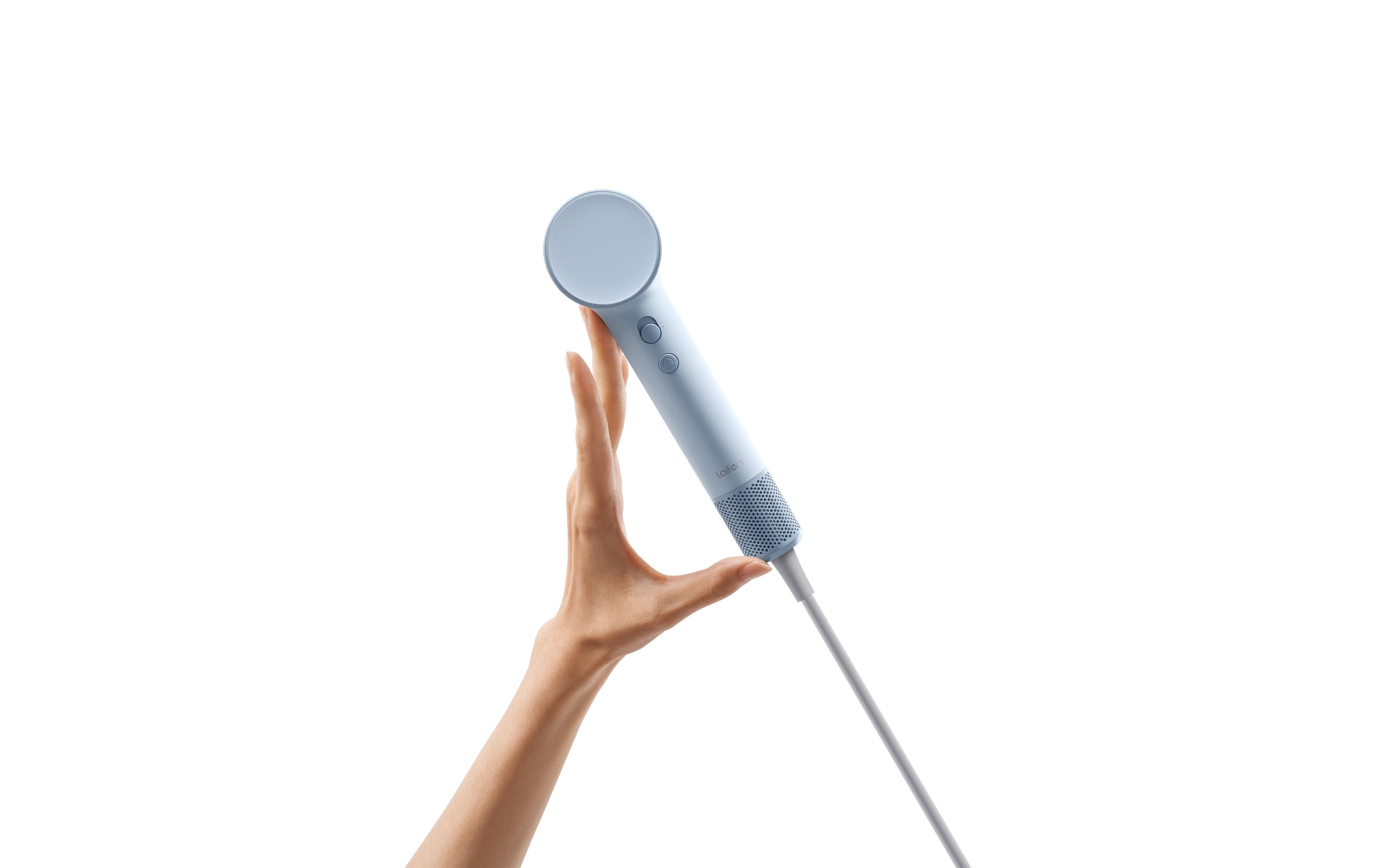 Laifen Haartrockner Mini BLU (1 Aufsatz + 1 Beutel) Blue