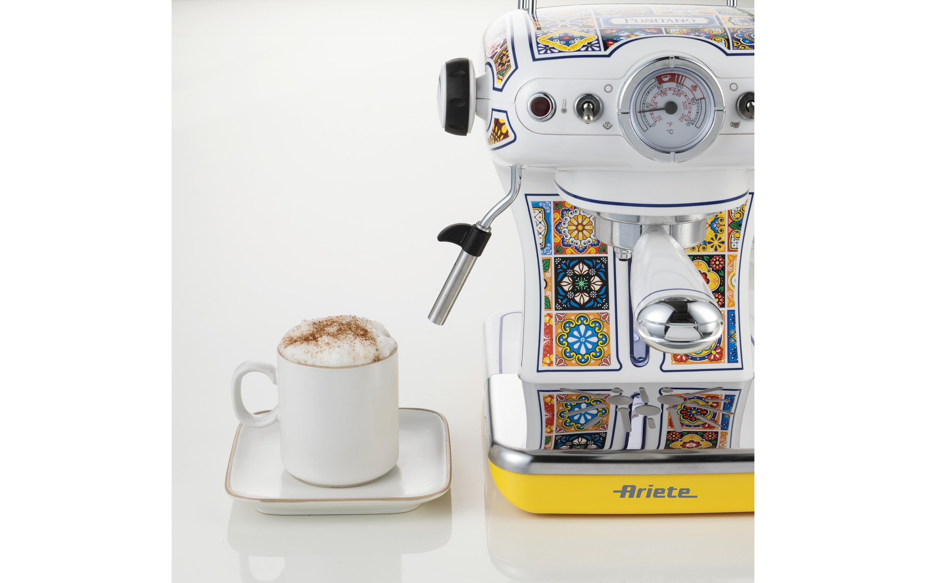 Ariete Siebträgermaschine Positano ARI-1389-POS Gelb