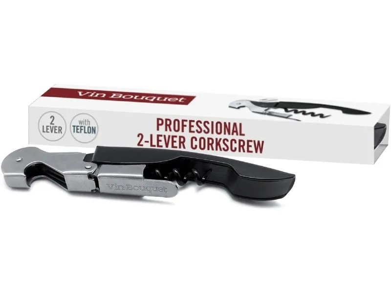 Vin Bouquet Kellnermesser Professional Schwarz Vin Bouquet Kellnermesser Professional Schwarz