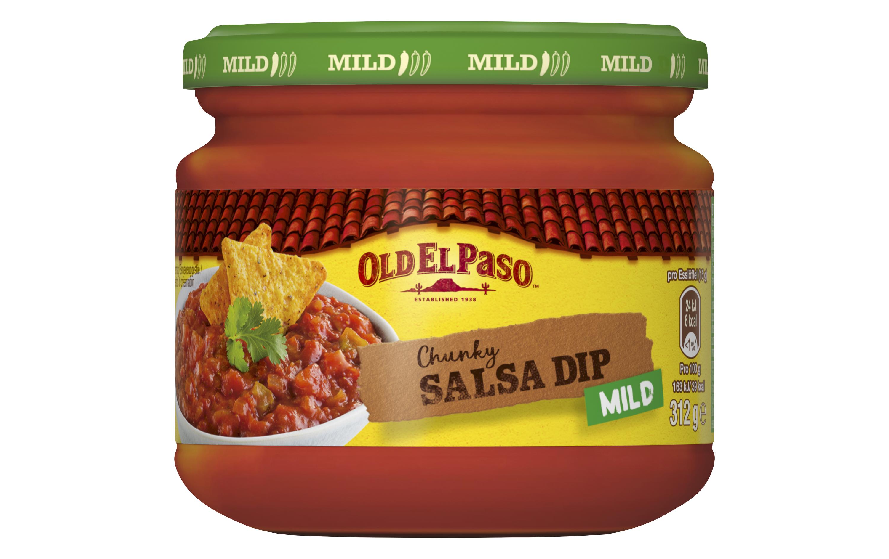 Old El Paso Chunky Salsa Dip mild 312 g Old El Paso Chunky Salsa Dip mild 312 g