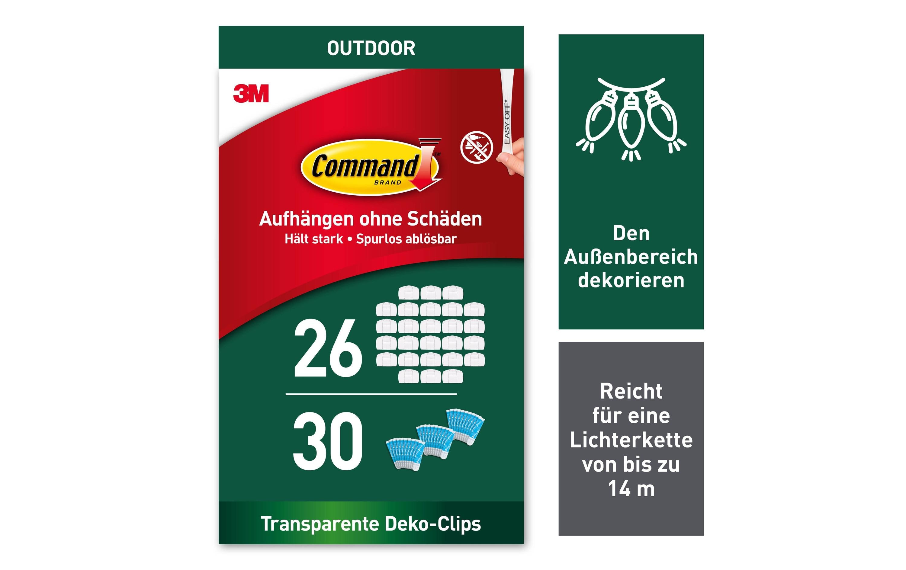 Command Klebestrip 0.225 kg, Transparent Command Klebestrip 0.225 kg, Transparent