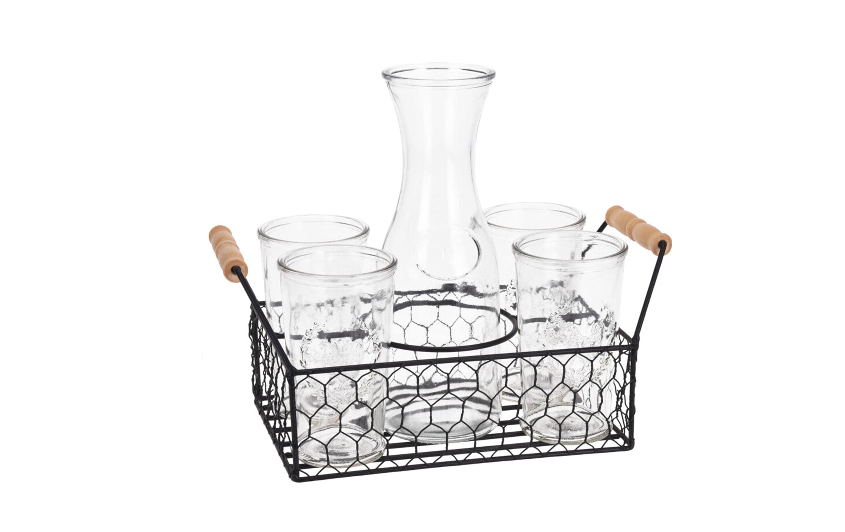 FURBER Trinkglas-Set mit Karaffe, 6-teilig