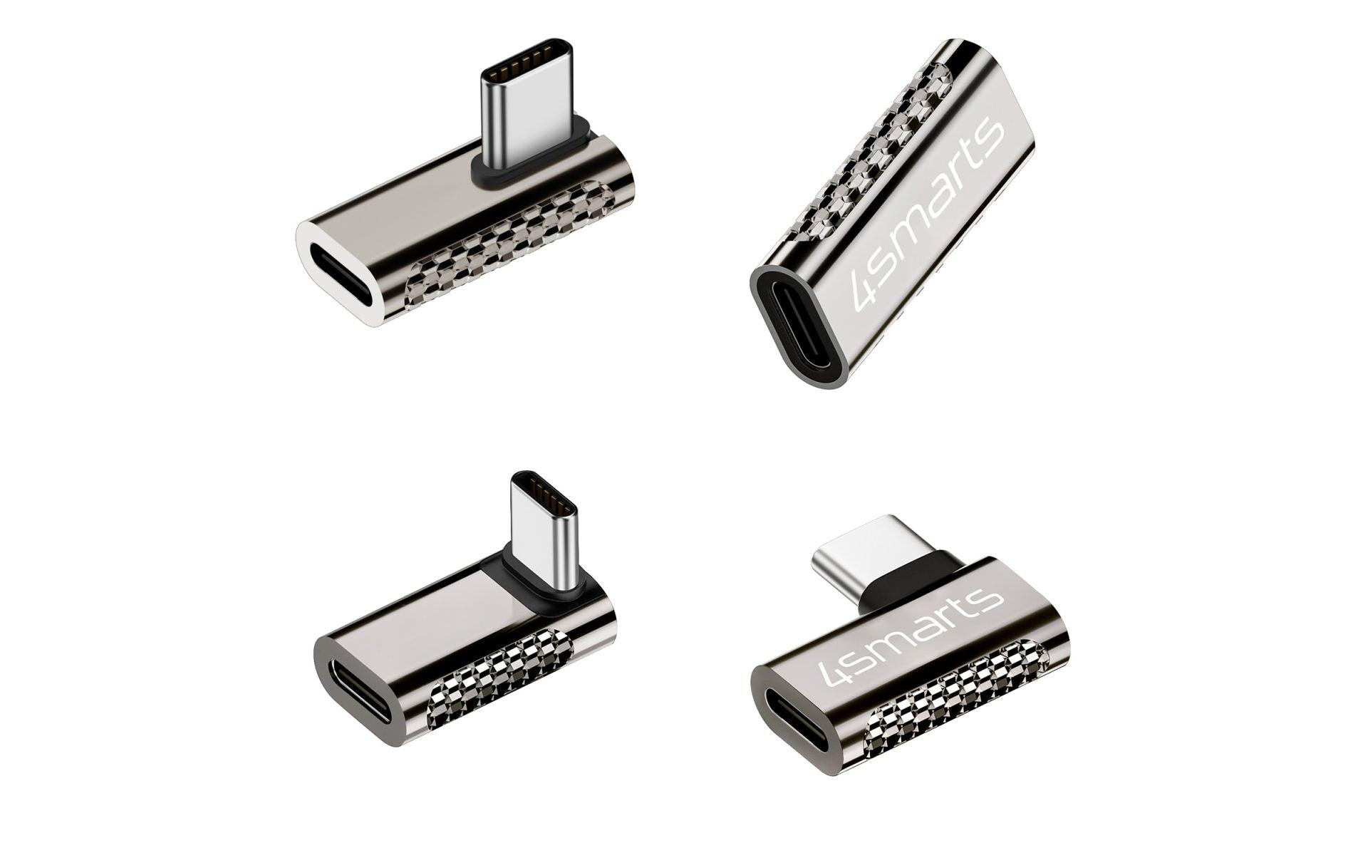 4smarts USB-Adapter 4-teiliges Set USB-C Stecker - USB-C Buchse 4smarts USB-Adapter 4-teiliges Set USB-C Stecker - USB-C Buchse