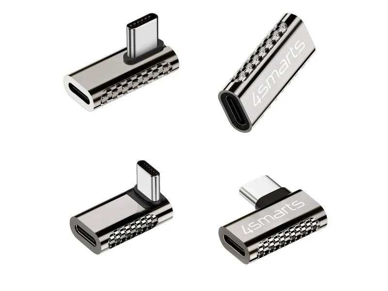 4smarts USB-Adapter 4-teiliges Set USB-C Stecker - USB-C Buchse 4smarts USB-Adapter 4-teiliges Set USB-C Stecker - USB-C Buchse
