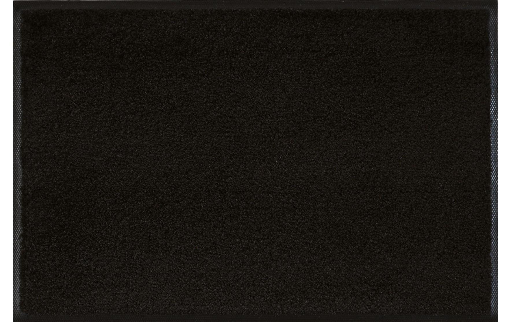 wash+dry Fussmatte Schwarz, 50 cm x 75 cm