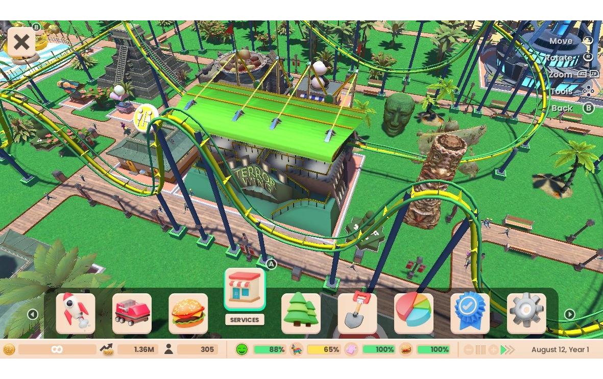 Atari Games RollerCoaster Tycoon Adventures Deluxe [NSW] (D) (Box)