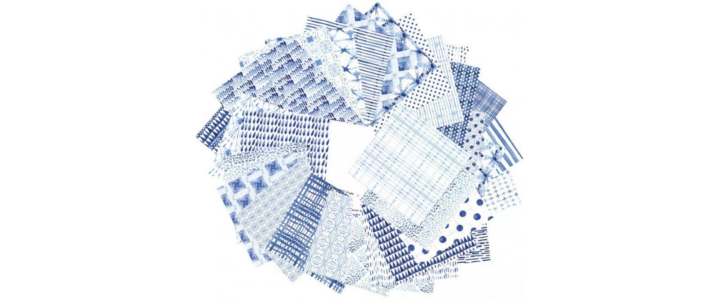 Clairefontaine Bastelpapier Origami Papier Shibori, 60 Blatt