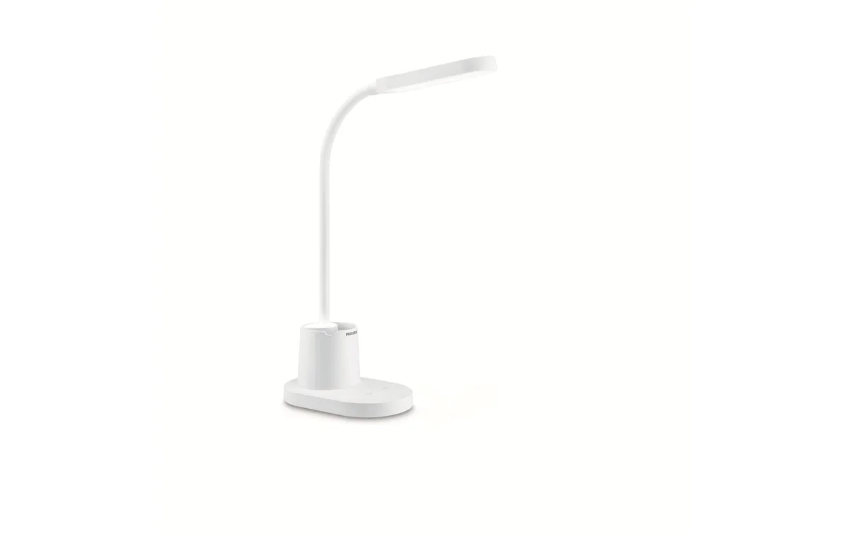 Philips Schreibtischleuchte Bucket, 7.5W, 3000-5700 K, Weiss Philips Schreibtischleuchte Bucket, 7.5W, 3000-5700 K, Weiss