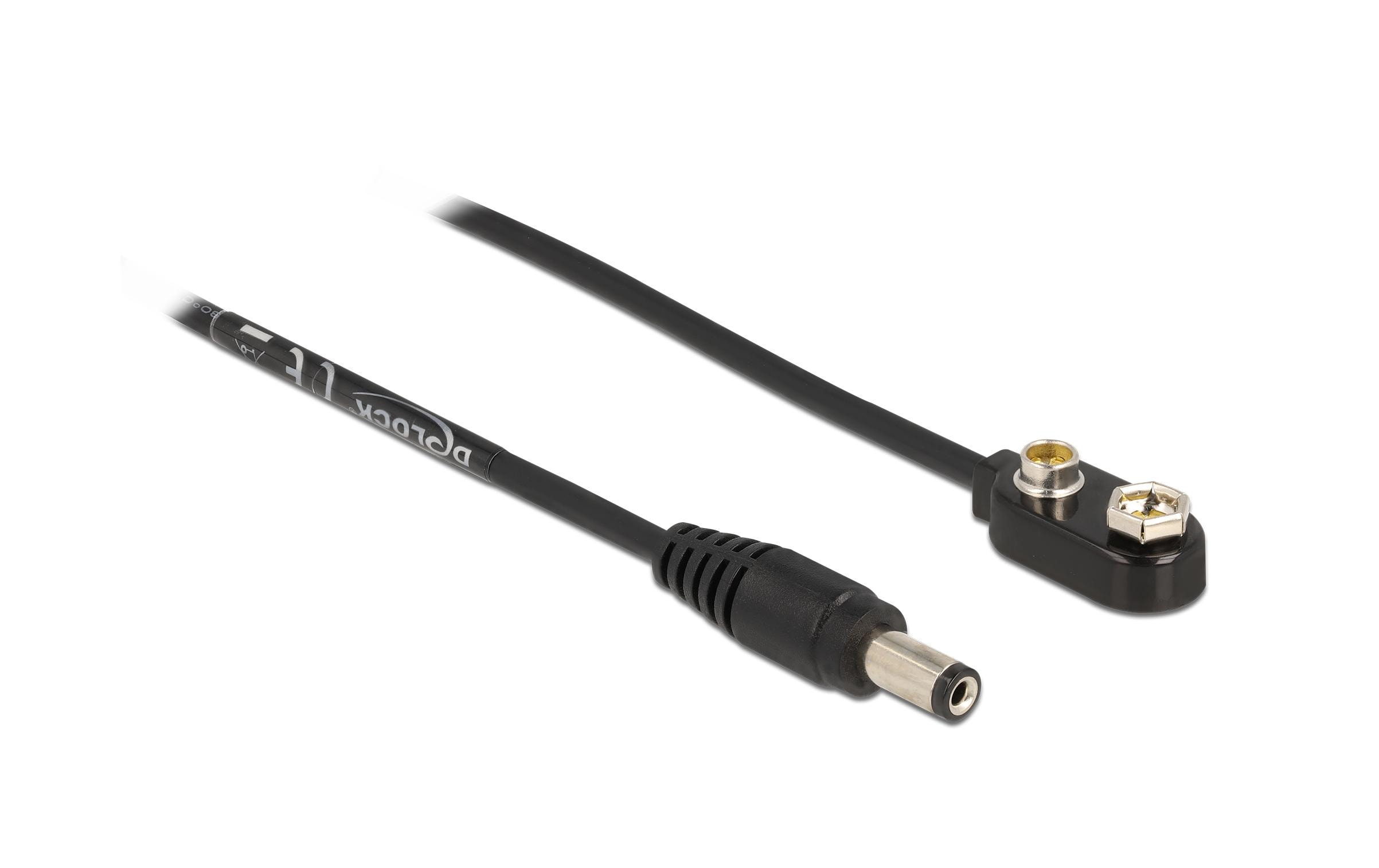 Delock Anschlusskabel 9V Batterieclip DC 5.5 x 2.1 mm 1 Stück Delock Anschlusskabel 9V Batterieclip DC 5.5 x 2.1 mm 1 Stück