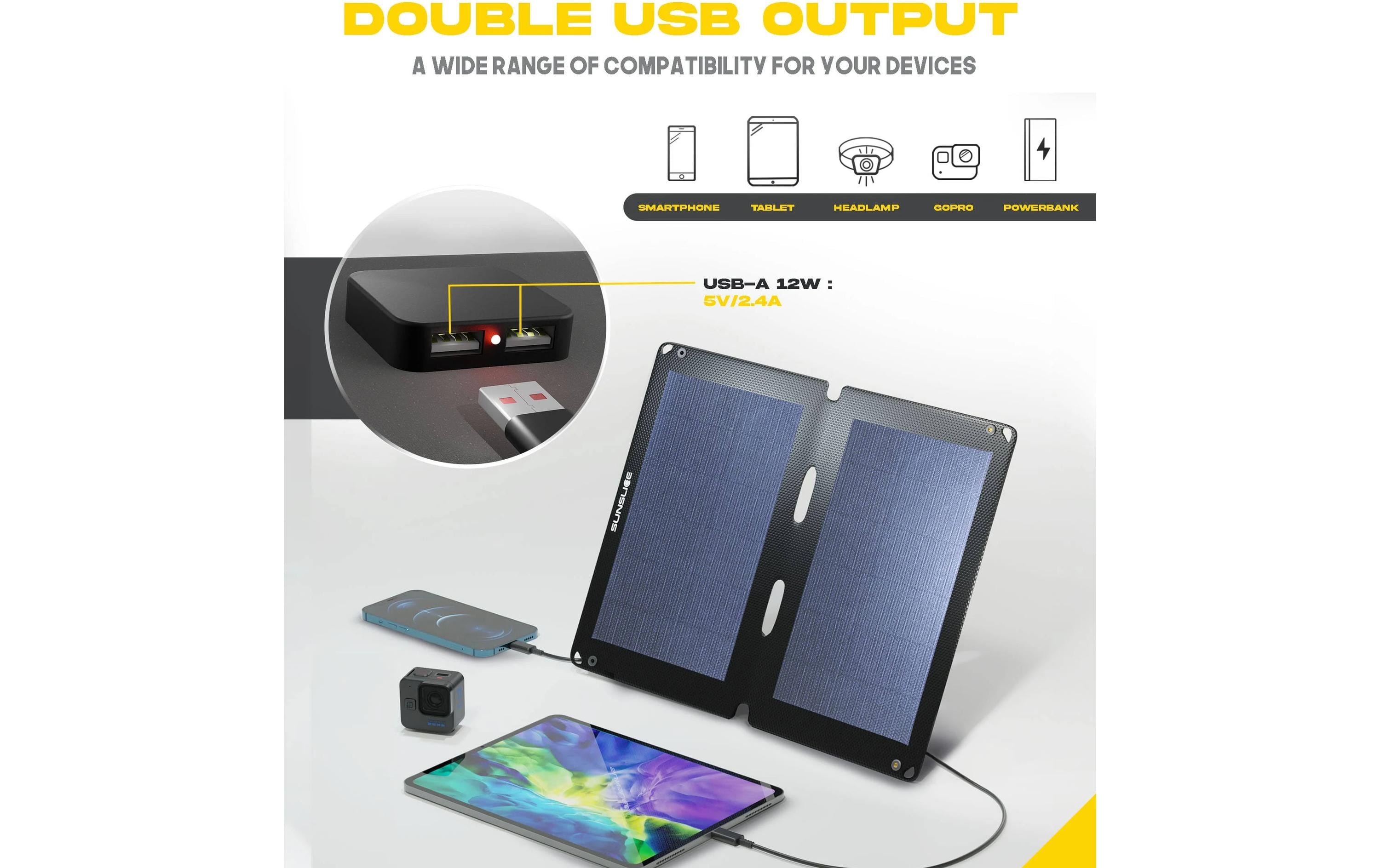 SunSlice Solarpanel Fusion Flex 12 - 12 W