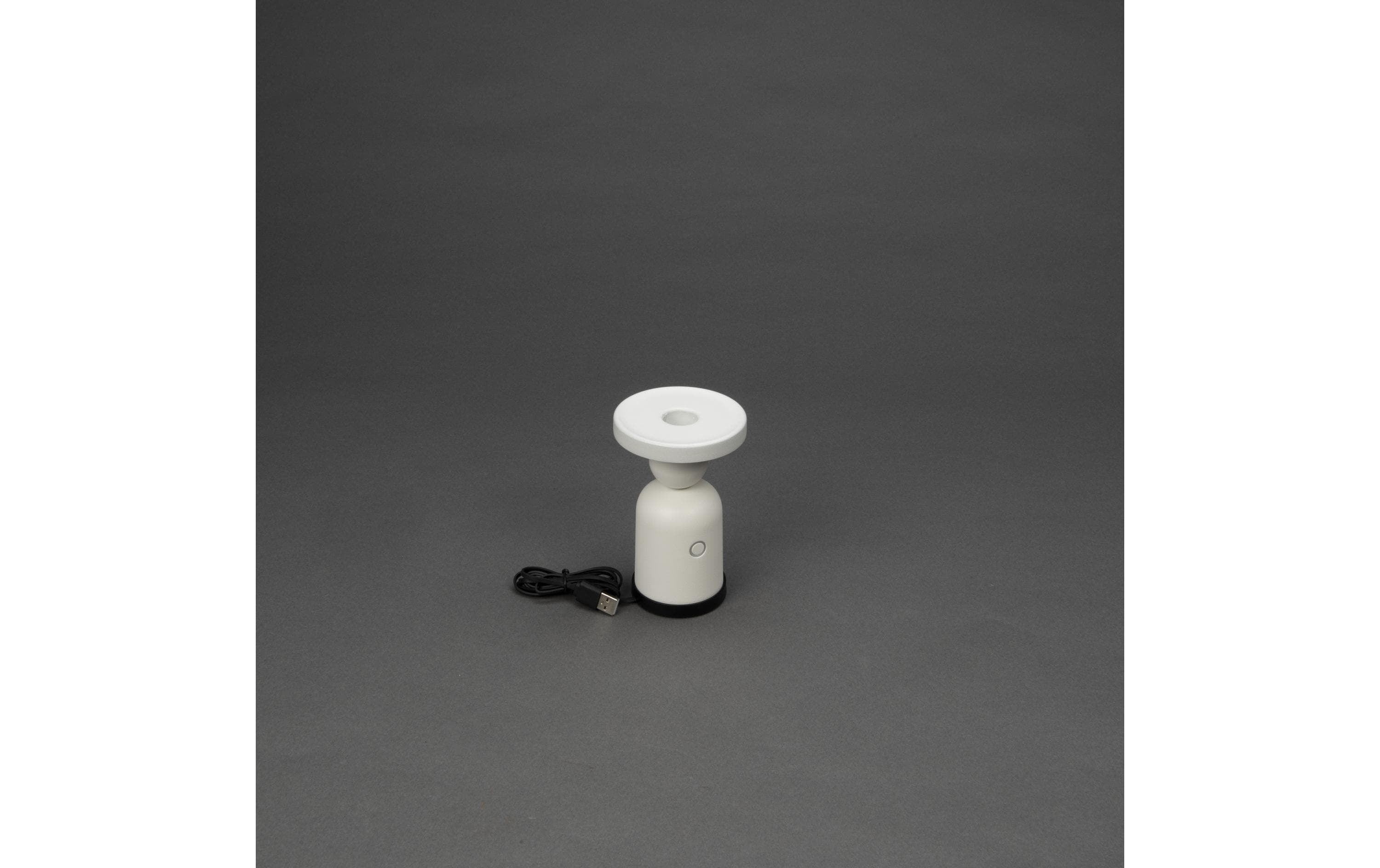 Konstsmide Nantes USB-Kerzenhalter - Weiss